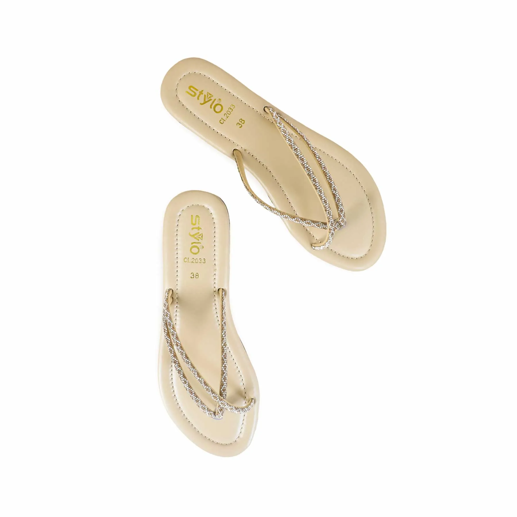 Beige Casual Chappal CL2033 Styleforum Casual Shoes