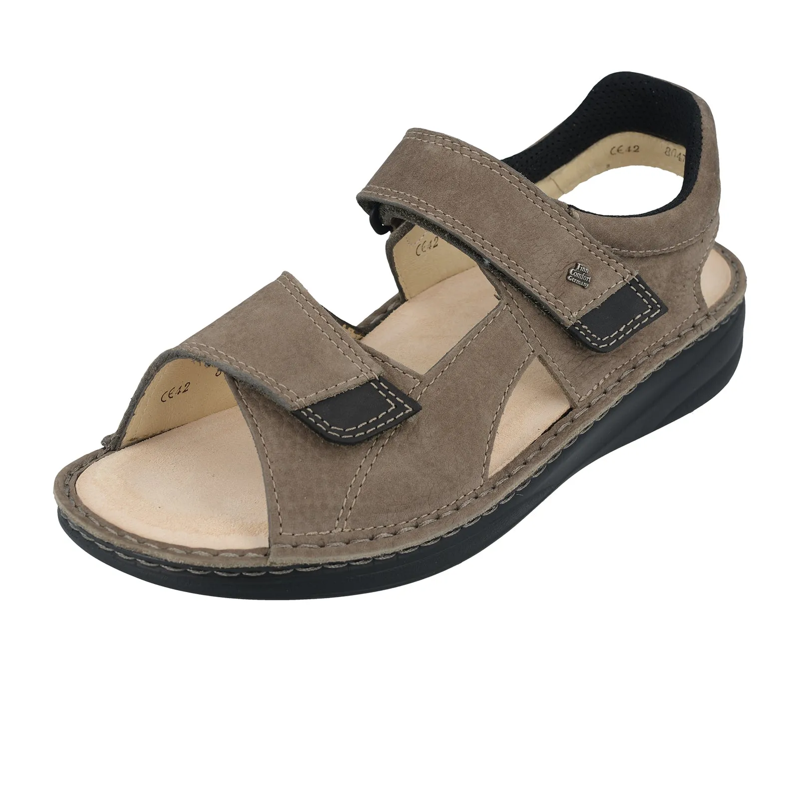 Jellies Sandals Finn Comfort Skiathos Backstrap Sandal (Men) - Oxide/Black Tango/Buggy