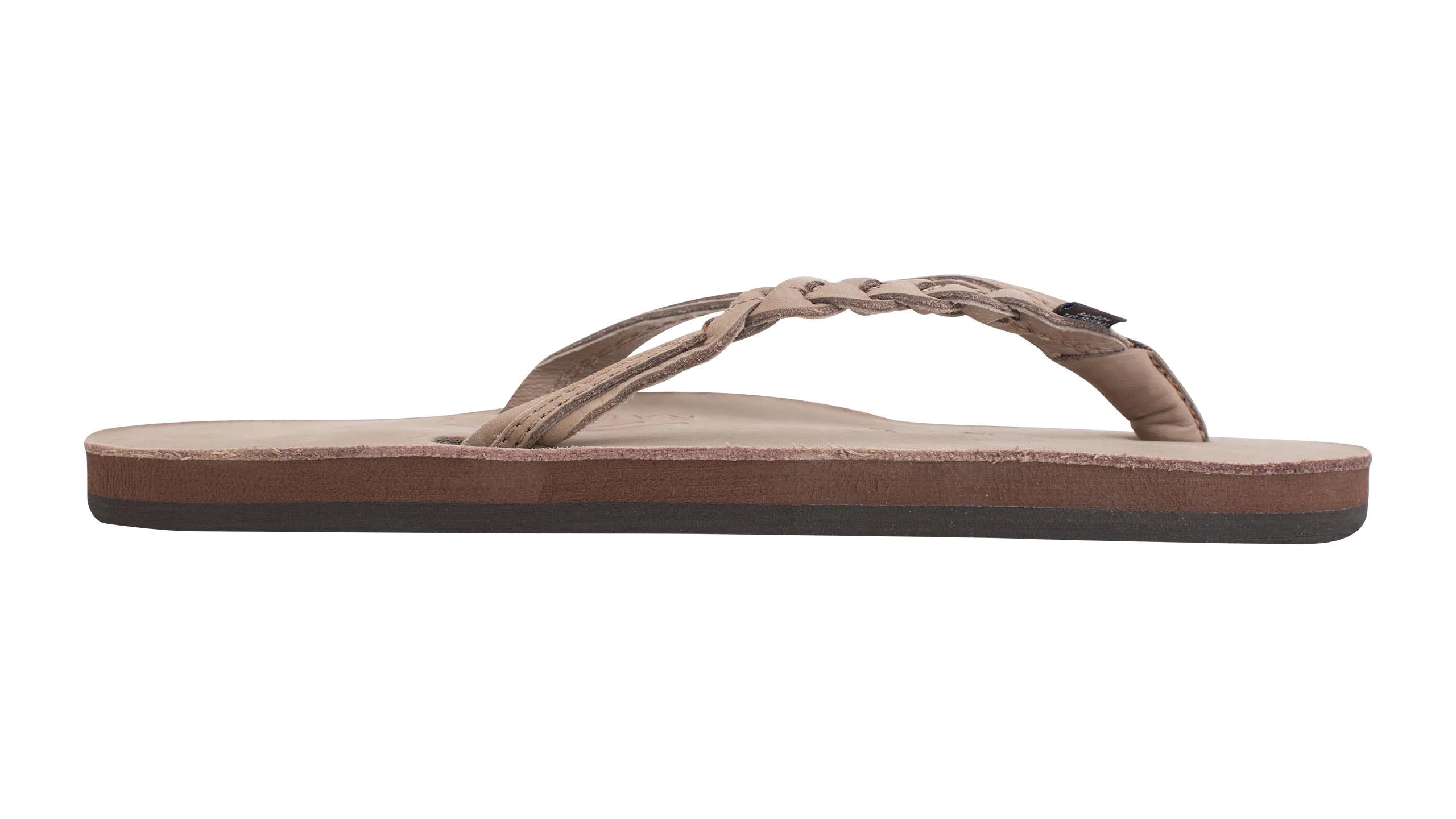 Flirty Braidy Dark Brown Lilly Flip Flops