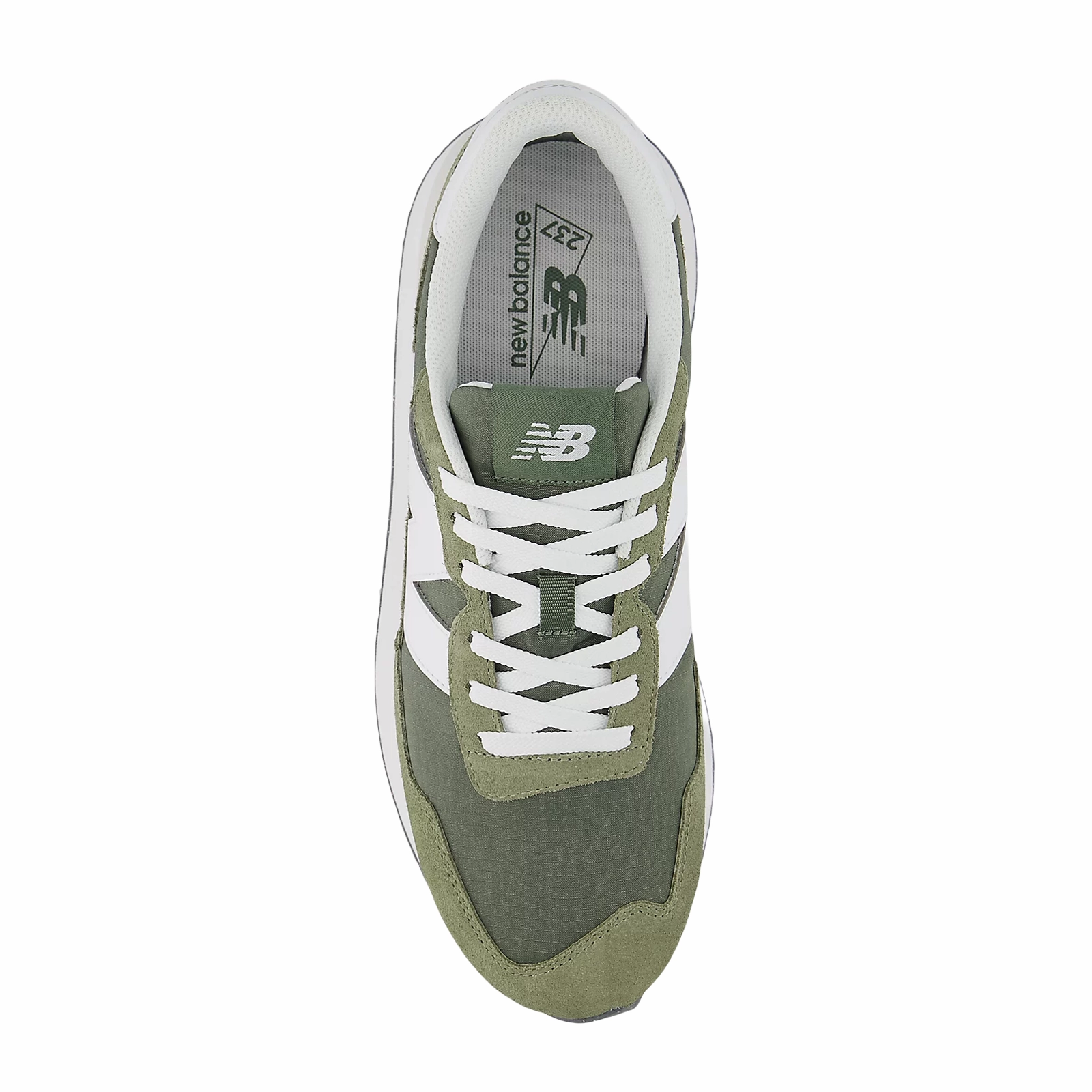 New Balance 237 Sneaker (Men) - Dark Olivine/NB 103 White Free Running Shoes 2014