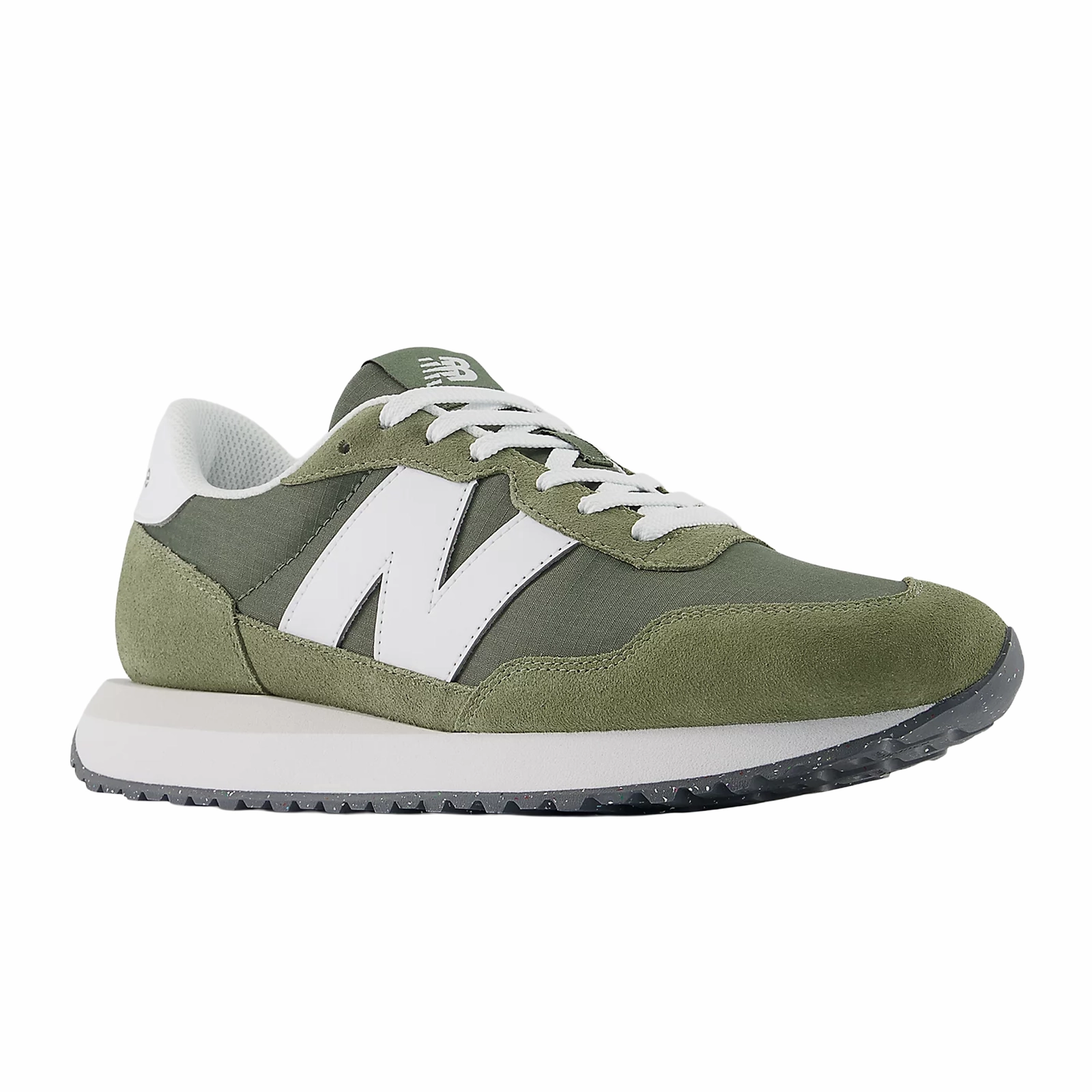 New Balance 237 Sneaker (Men) - Dark Olivine/NB 103 White Good Cheap Running Shoes