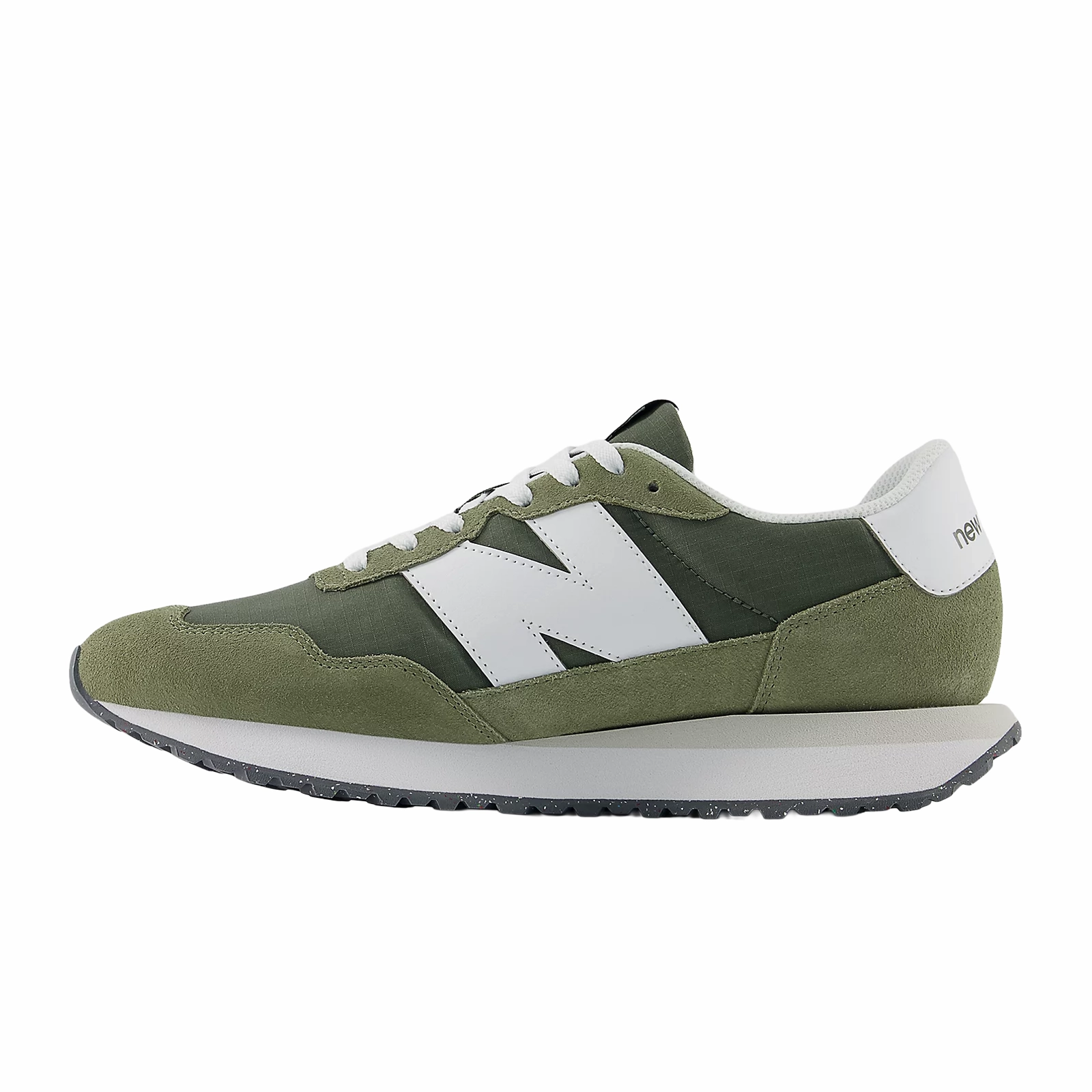 Running Platform Shoes New Balance 237 Sneaker (Men) - Dark Olivine/NB 103 White