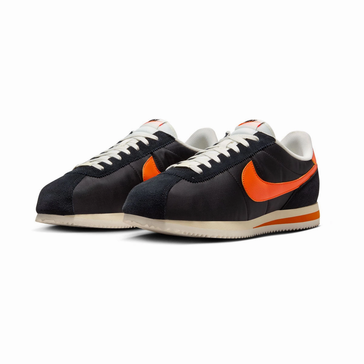 Asics Running Shoes With Most Cushioning Nike Cortez Textile 'Black Sail Safety Orange' Men's Shoes