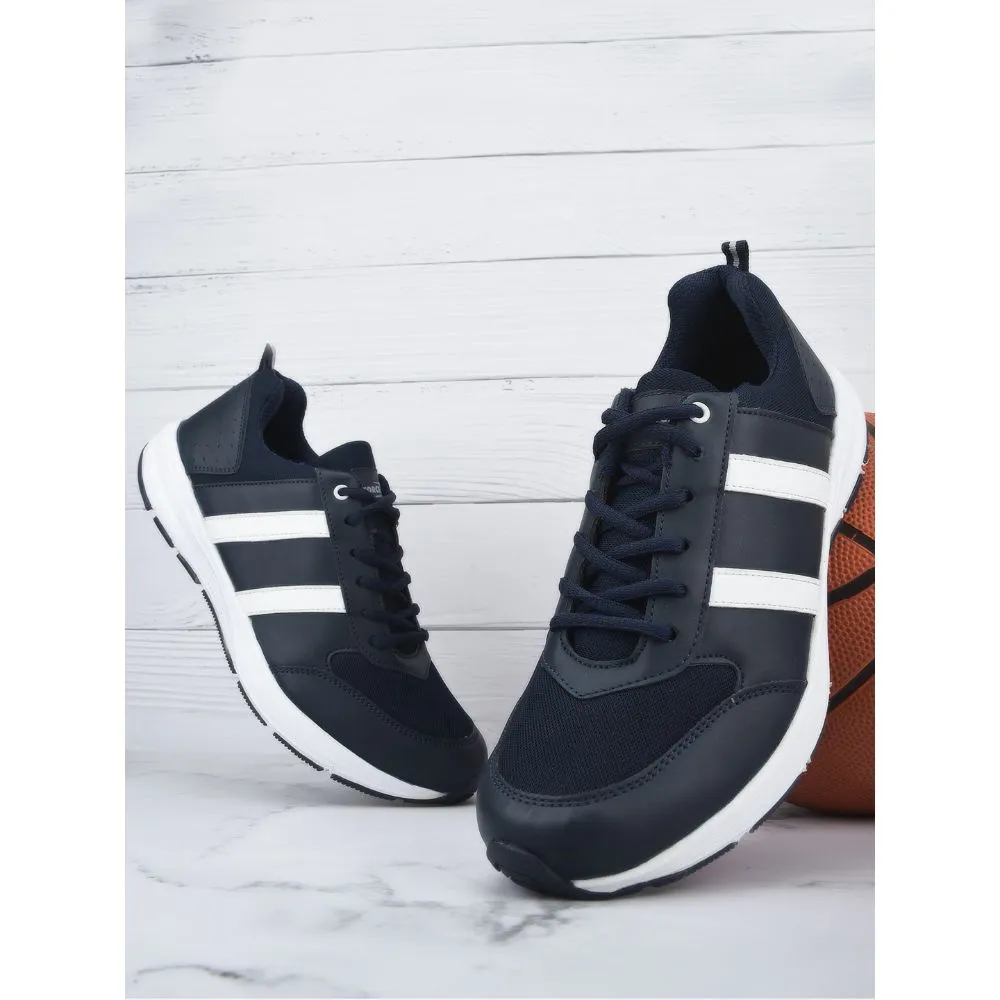 Force 10 Sports Lacing Shoes For Men (N.Blue) LB46-SNE By Liberty Trail Running Shoes Waterproof