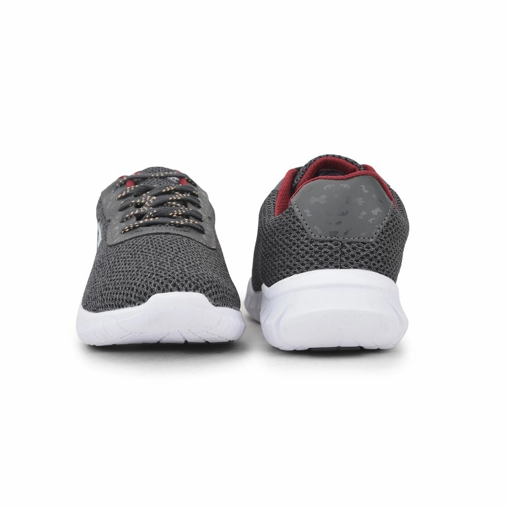 Force 10 Sports Lacing Shoes For Men (Grey) GARRICK-E By Liberty Good Comfortable Running Shoes