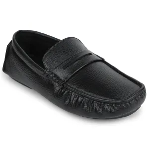 Fortune Black Formal Loafers For Men CLASSIK-2E By Liberty Vinny Loafers