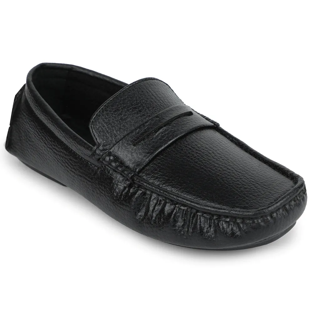 Fortune Black Formal Loafers For Men CLASSIK-2E By Liberty Loafers High Heels