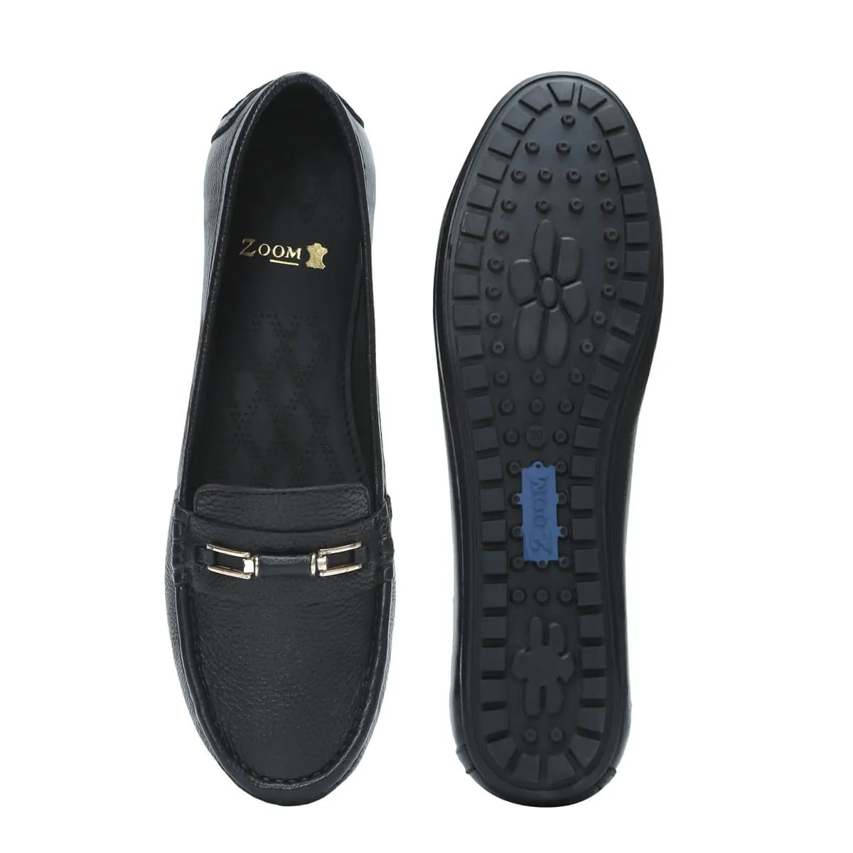 FRANCE Genuine Leather Formal Bellies For Women | Horsebit Loafers Toe Penny Loafers