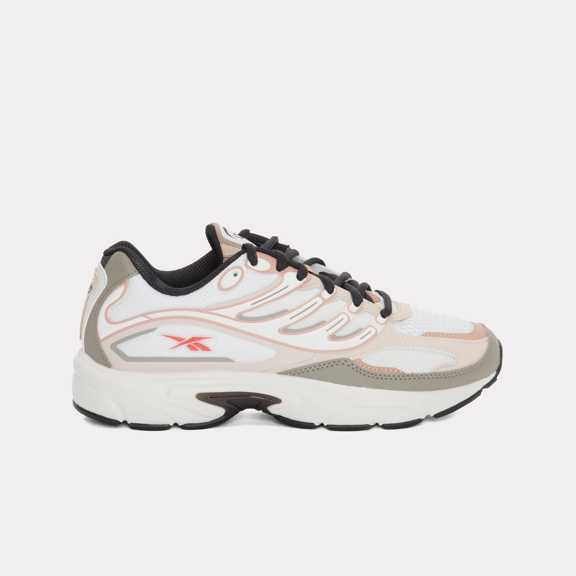 Reebok Footwear Women Premier Road Control Shoes BARELY GREY/MUTED CLAY/PINK CL Wide Fitting Running Shoes
