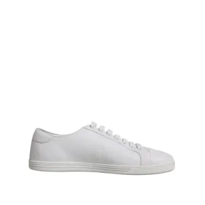Dolce & Gabbana White Low Top Men Saint Tropez Sneakers Shoes Waterproof Sneakers