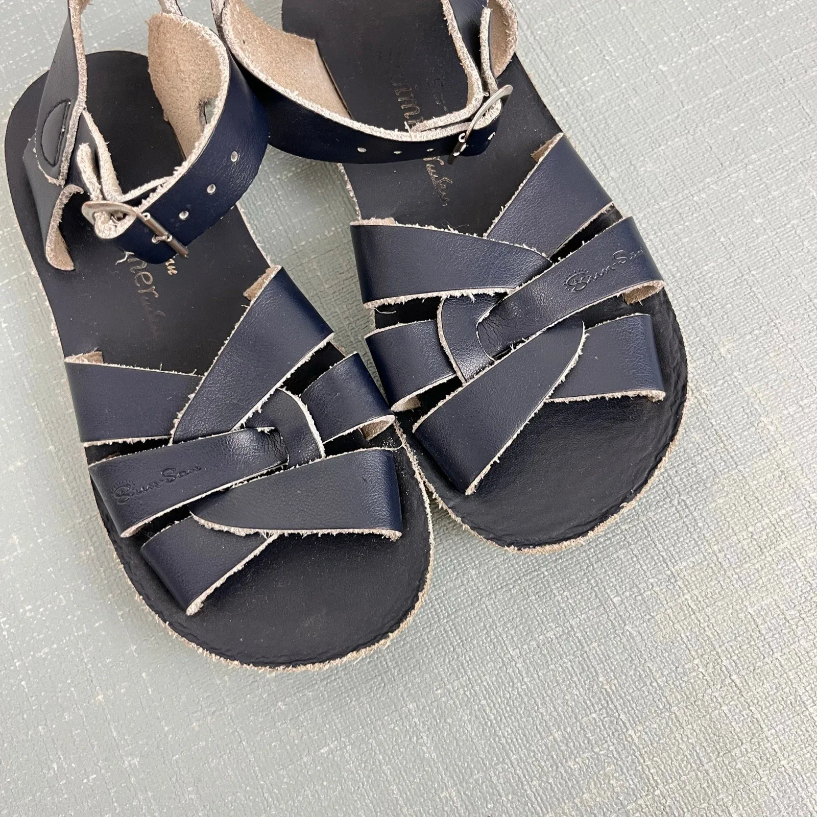 Salt Water Sandals by Hoy Sun-San Swimmer Navy 11 Sandals With Back Strap
