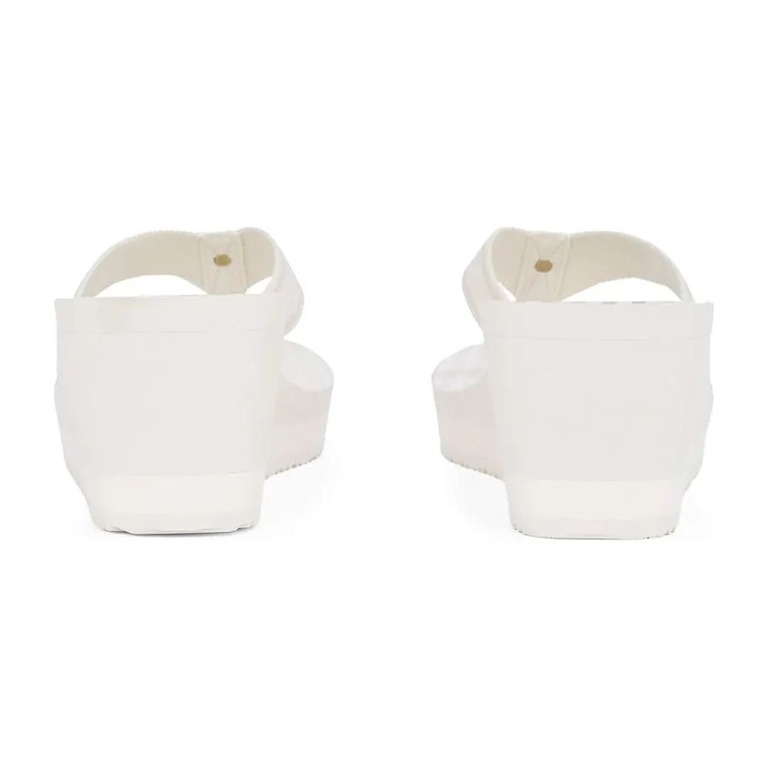 Best Athletic Flip Flops Tommy Hilfiger Flip-Flops TH Stripes Wedge Beach Sandal FW0FW08521-WHT