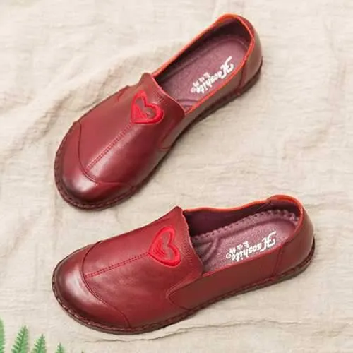 Loafers Gold Women Casual Breathable Soft Sole Flats Loafers Shoes