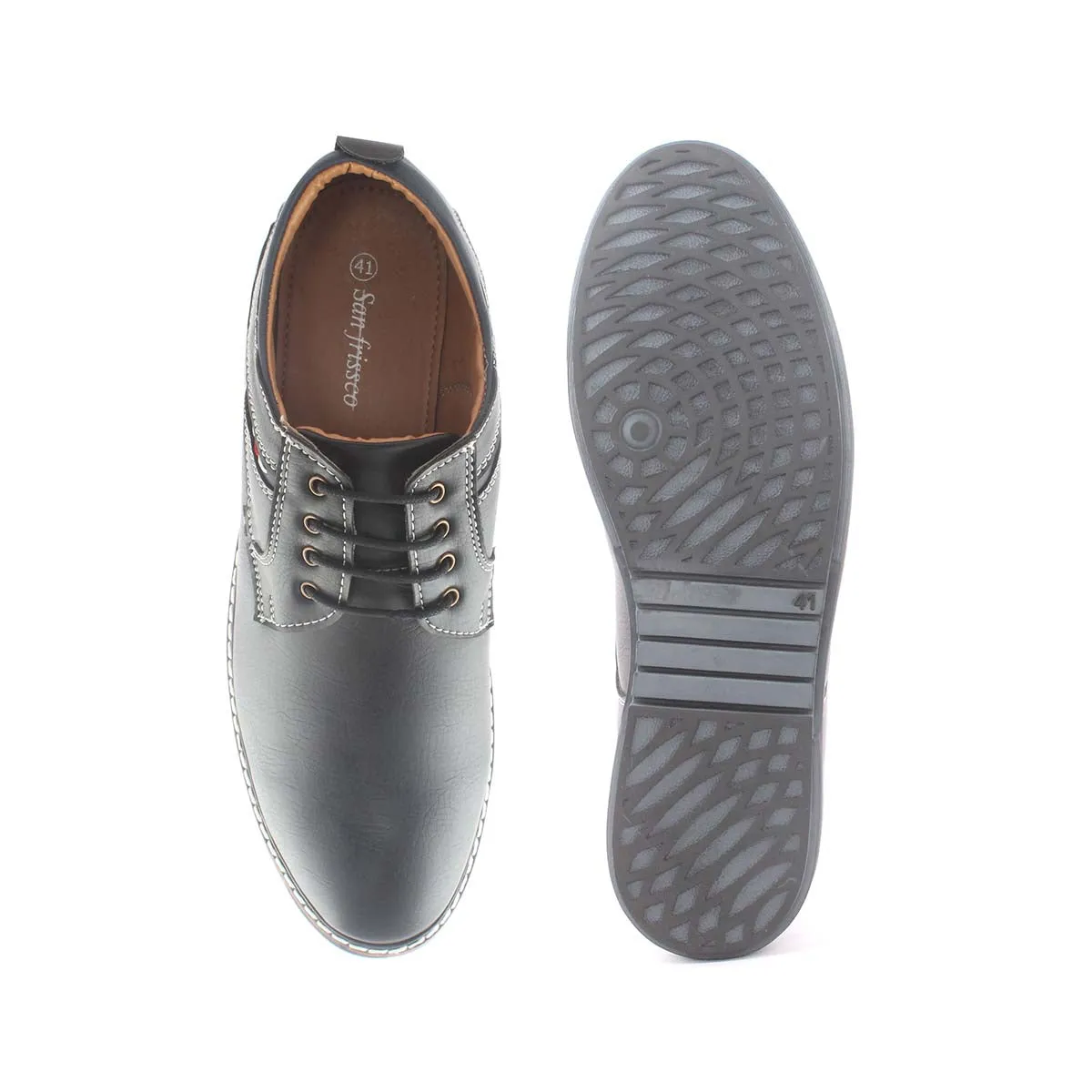 Black Modish Lace-Ups Nashoba Casual Work Shoe