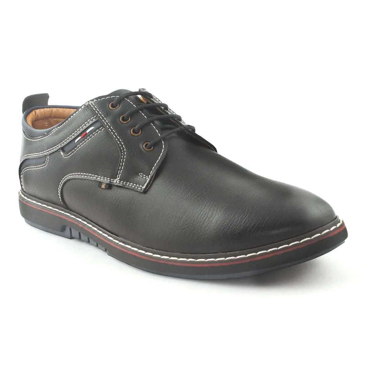 Black Modish Lace-Ups High Casual Shoes