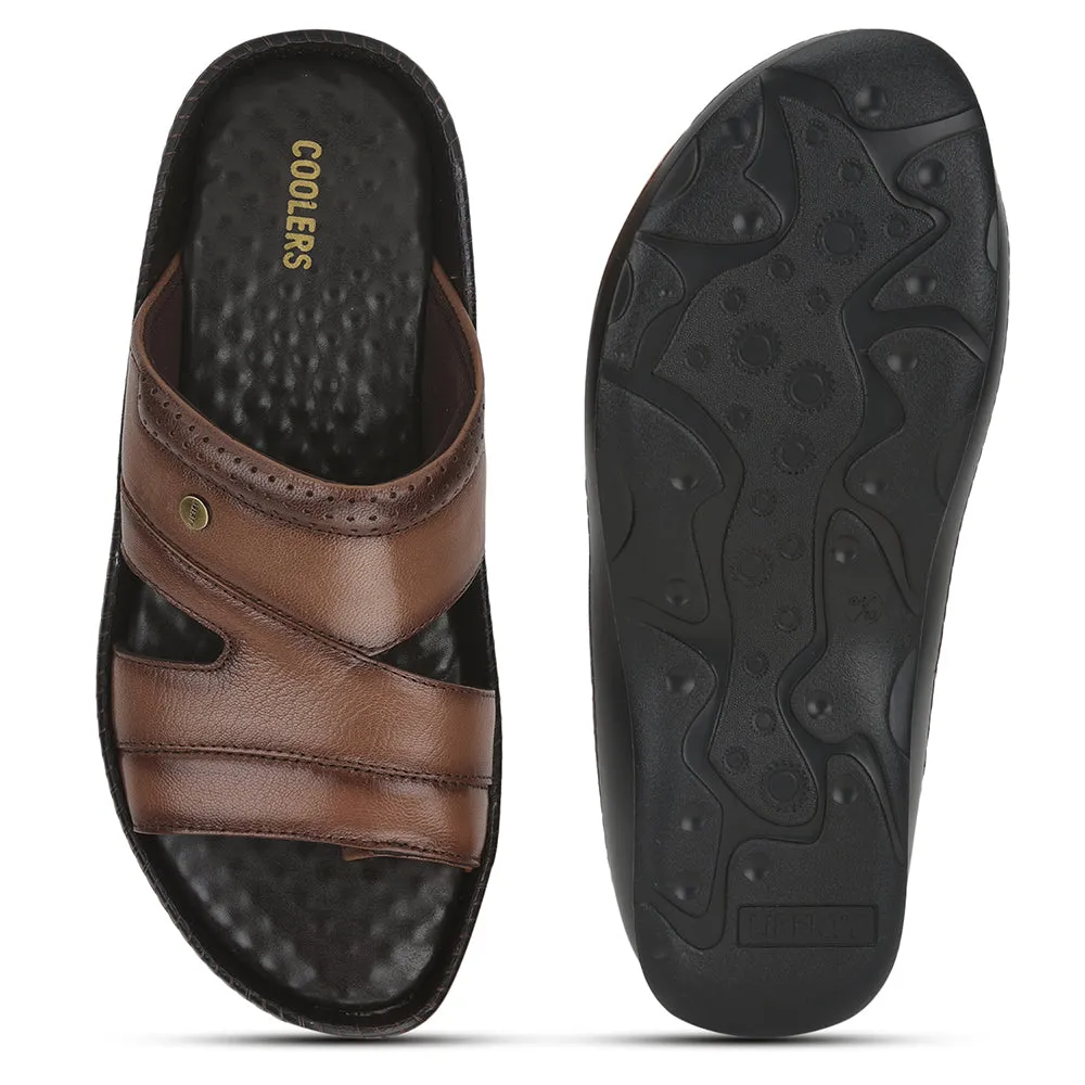 Ecko Casual Shoes Coolers Casual (Tan) Slippers For Men STEAMER-02 By Liberty