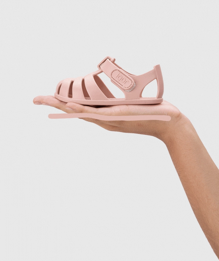 Igor Girl's Nemo Solid Sandals - Maquillaje Comfort Sandals With Arch Support