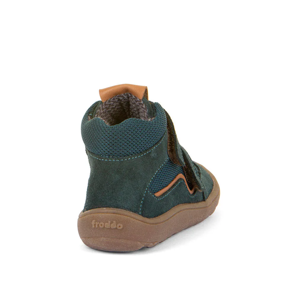 80s Casuals Shoes Froddo Boy's and Girl's Tex Autumn Barefoot Ankle Boots - Petroleum