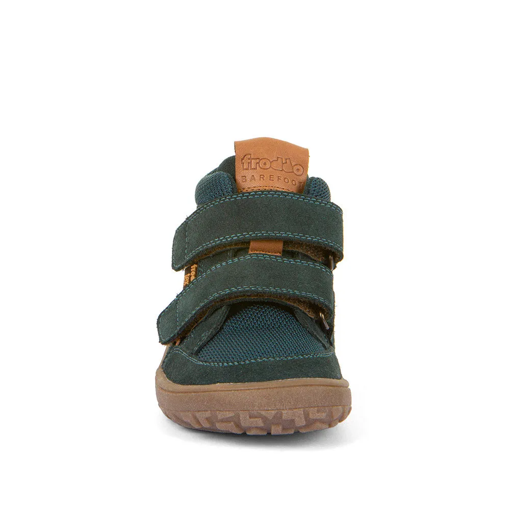 Froddo Boy's and Girl's Tex Autumn Barefoot Ankle Boots - Petroleum Smart Casual Shoes To Wear With Shorts