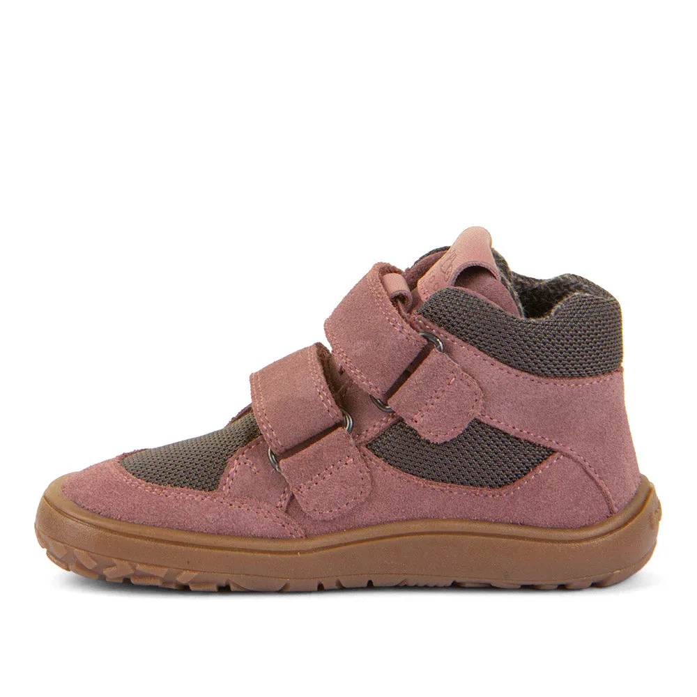 Casual Shoes Red Froddo Girl's Tex Autumn Waterpoof Barefoot Shoes - Grey/Pink