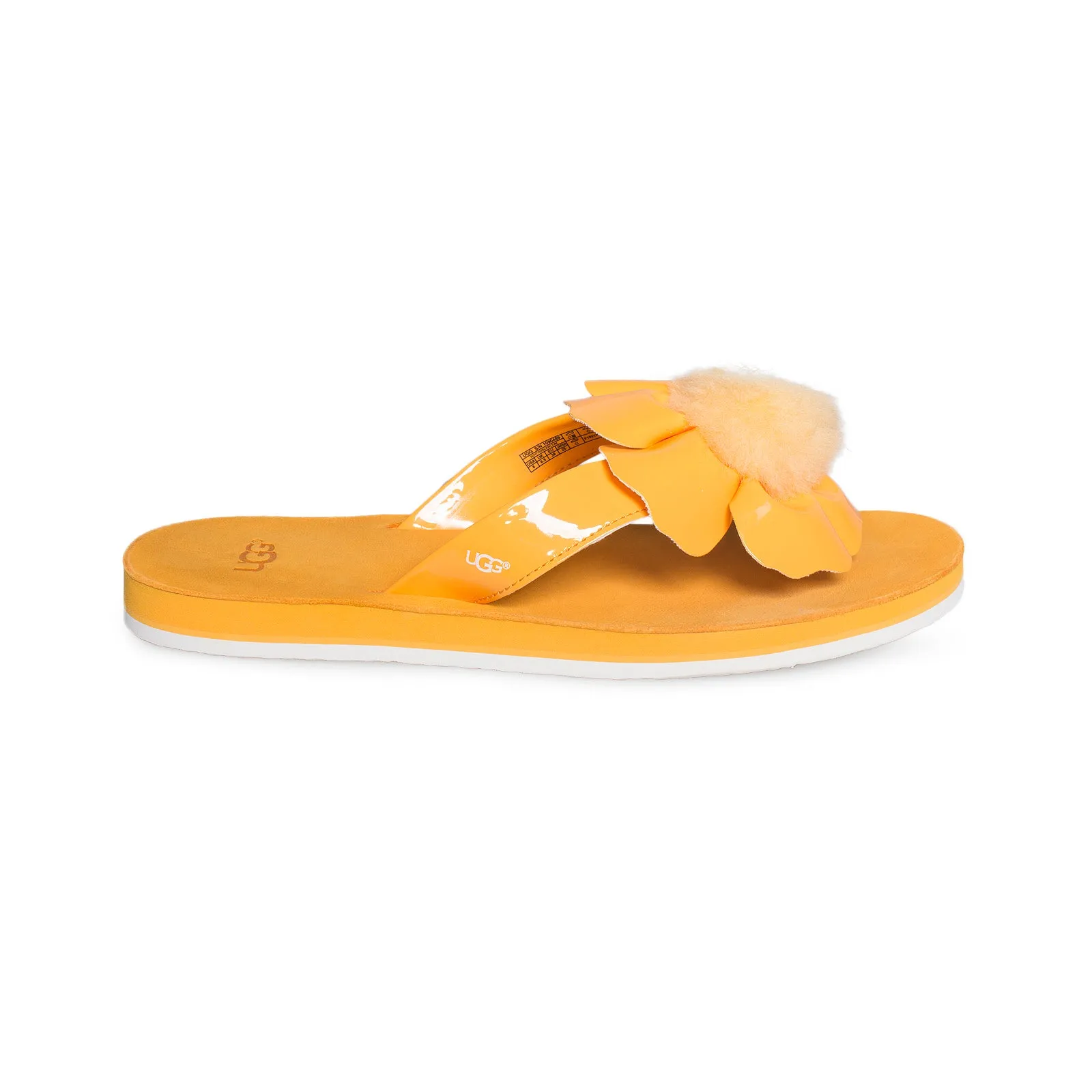 UGG Poppy Orange Zinnia Flip Flops - Women's Print On Demand Flip Flops
