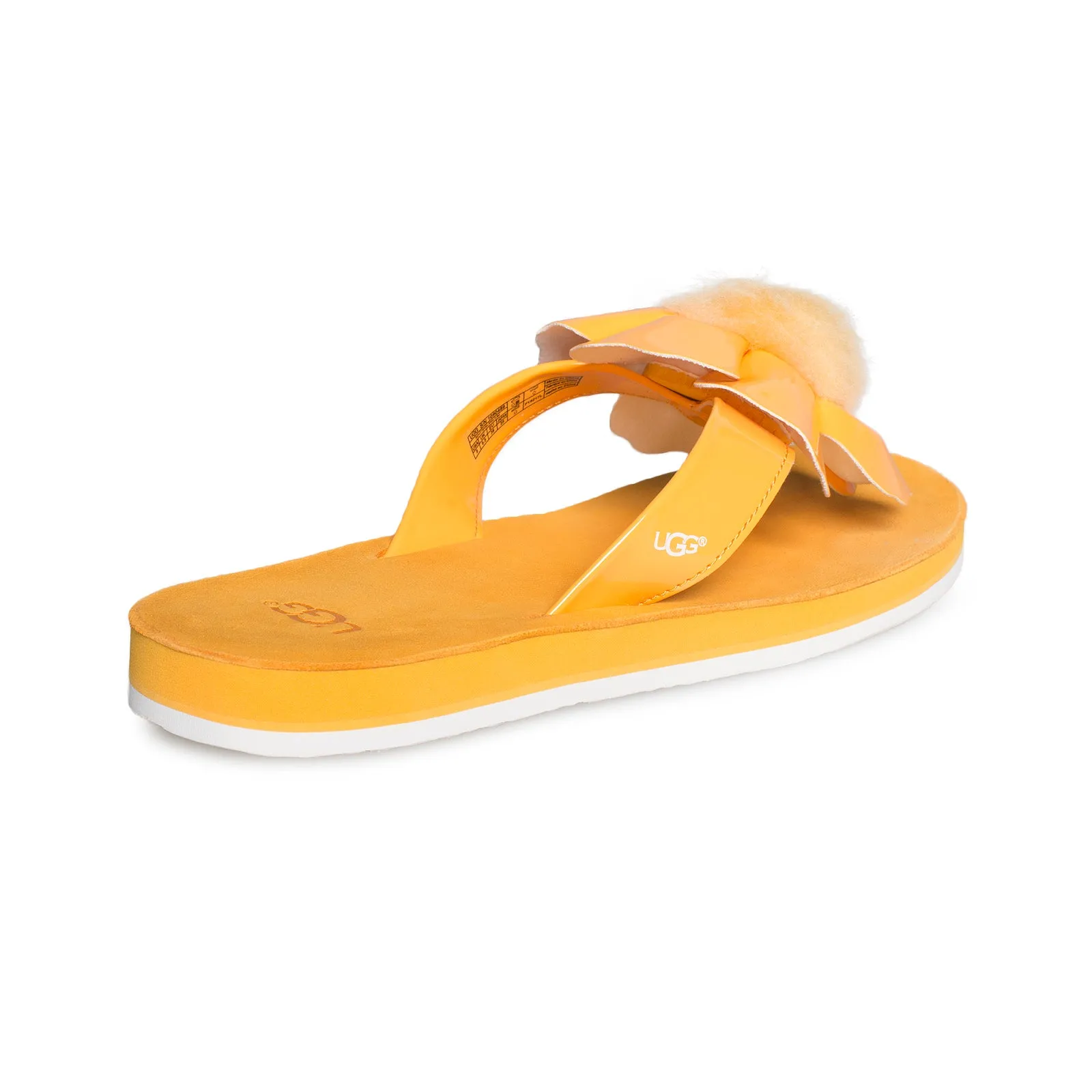 UGG Poppy Orange Zinnia Flip Flops - Women's Flip Flops Bottle Opener Reef
