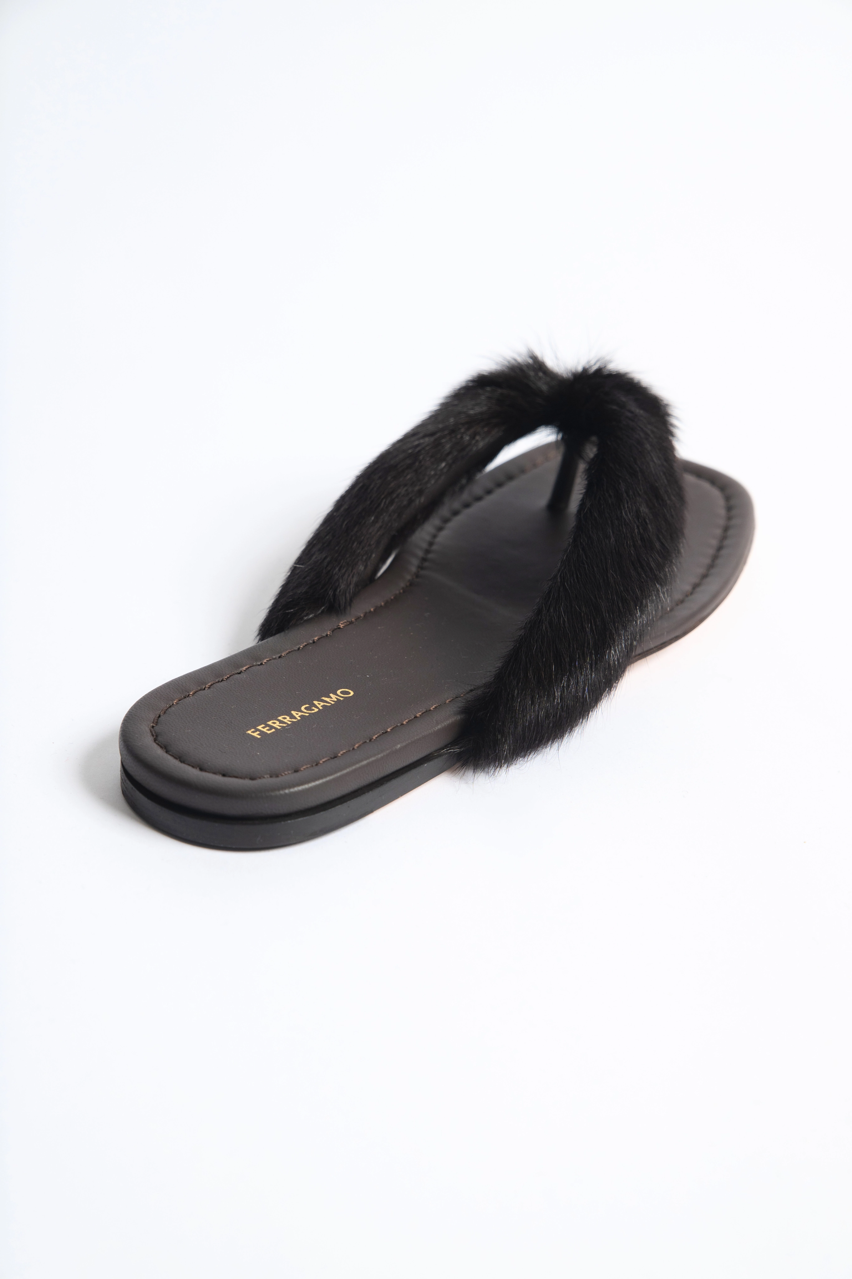 Fur Sandals Wide Width Dress Sandals