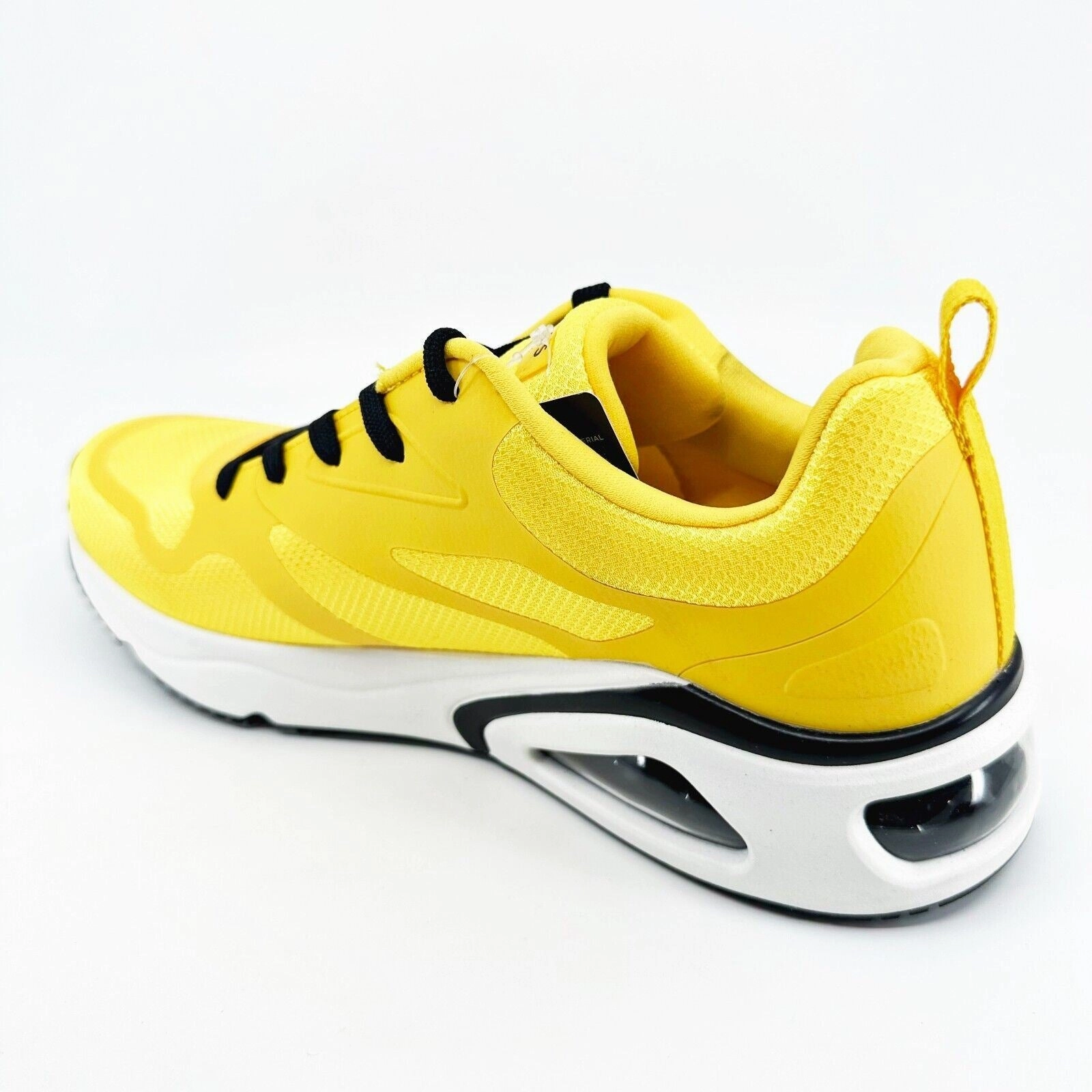 Skechers Tres Air Revolution Airy Yellow Mens Air Cooled Sneakers Best Running Shoes Pronated Feet