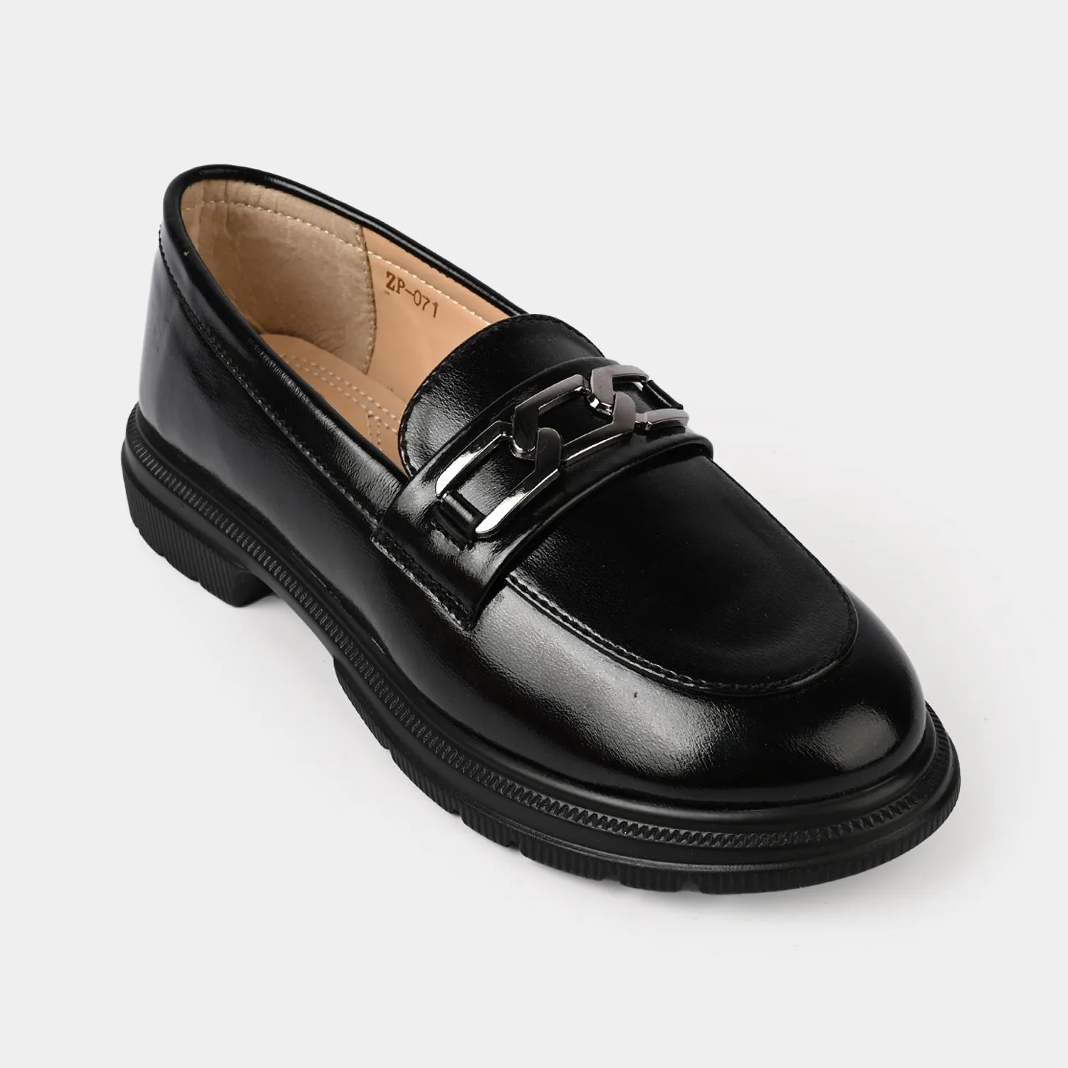 Vinny's Yardee Loafers Girls Loafer ZP-071-BLACK