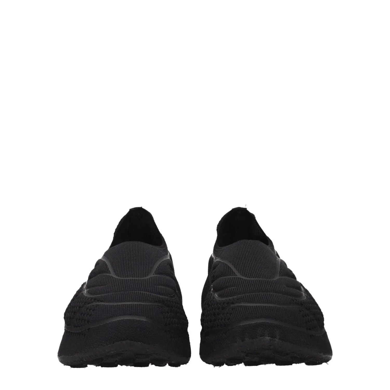 Givenchy Black Fabric Slip-On Loafers Valentino Loafers