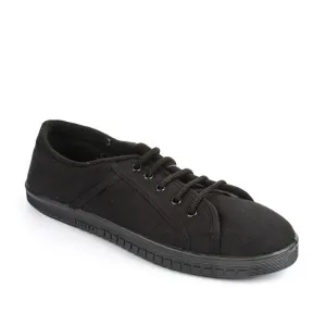 Gliders Black Casual Lace Up Shoes For Men JUMPER-E By Liberty Pure Low Top Casual Skate Shoe