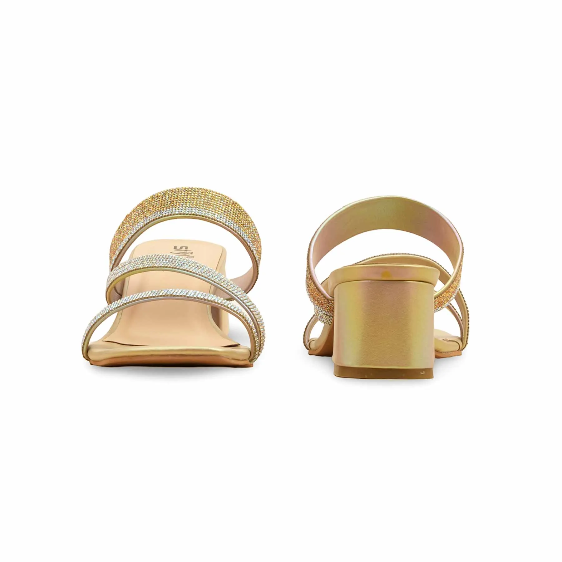 Sunday Slippers Golden Fancy Women Slipper FN8016