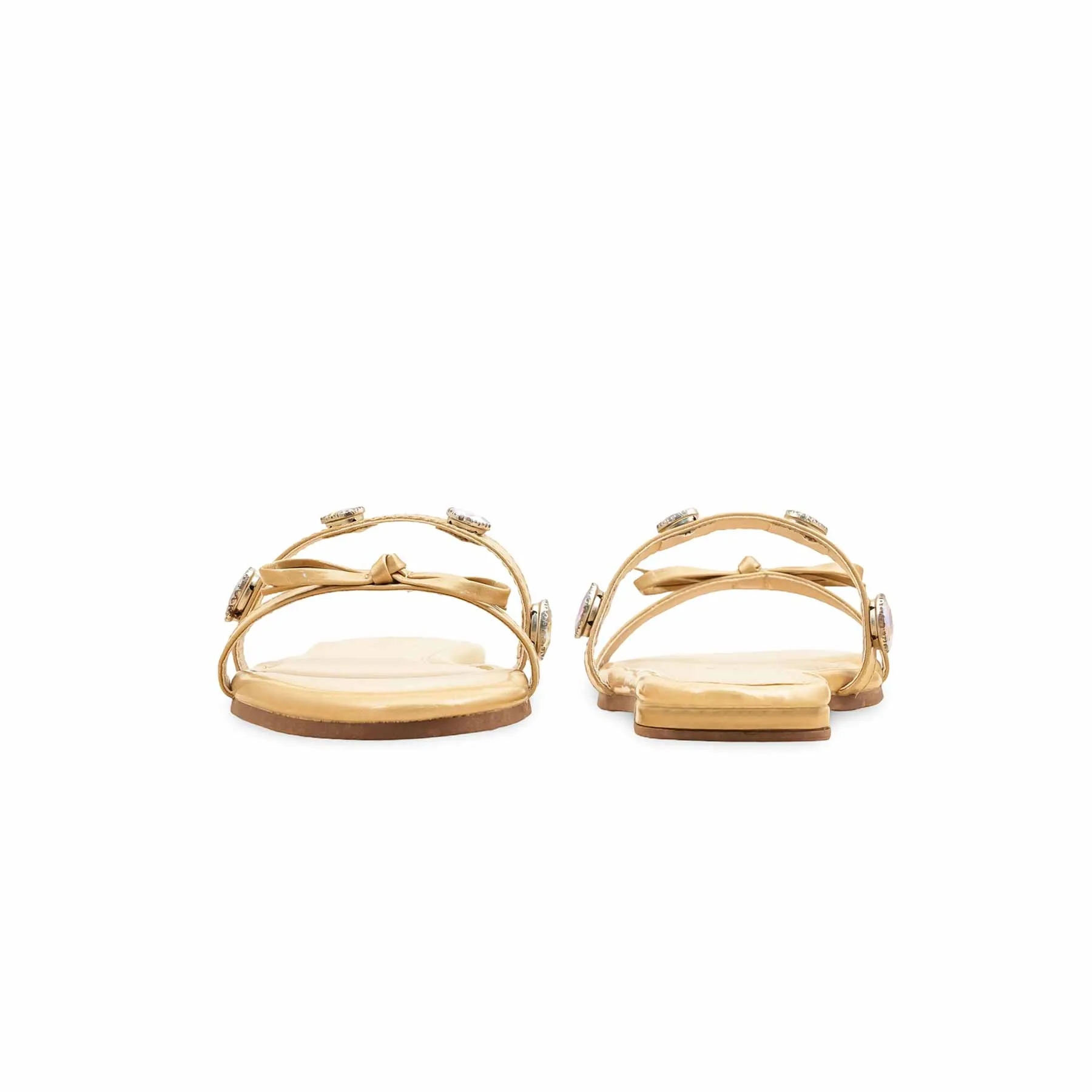 Golden Formal Women Slipper FR8416 Ballerina Slippers