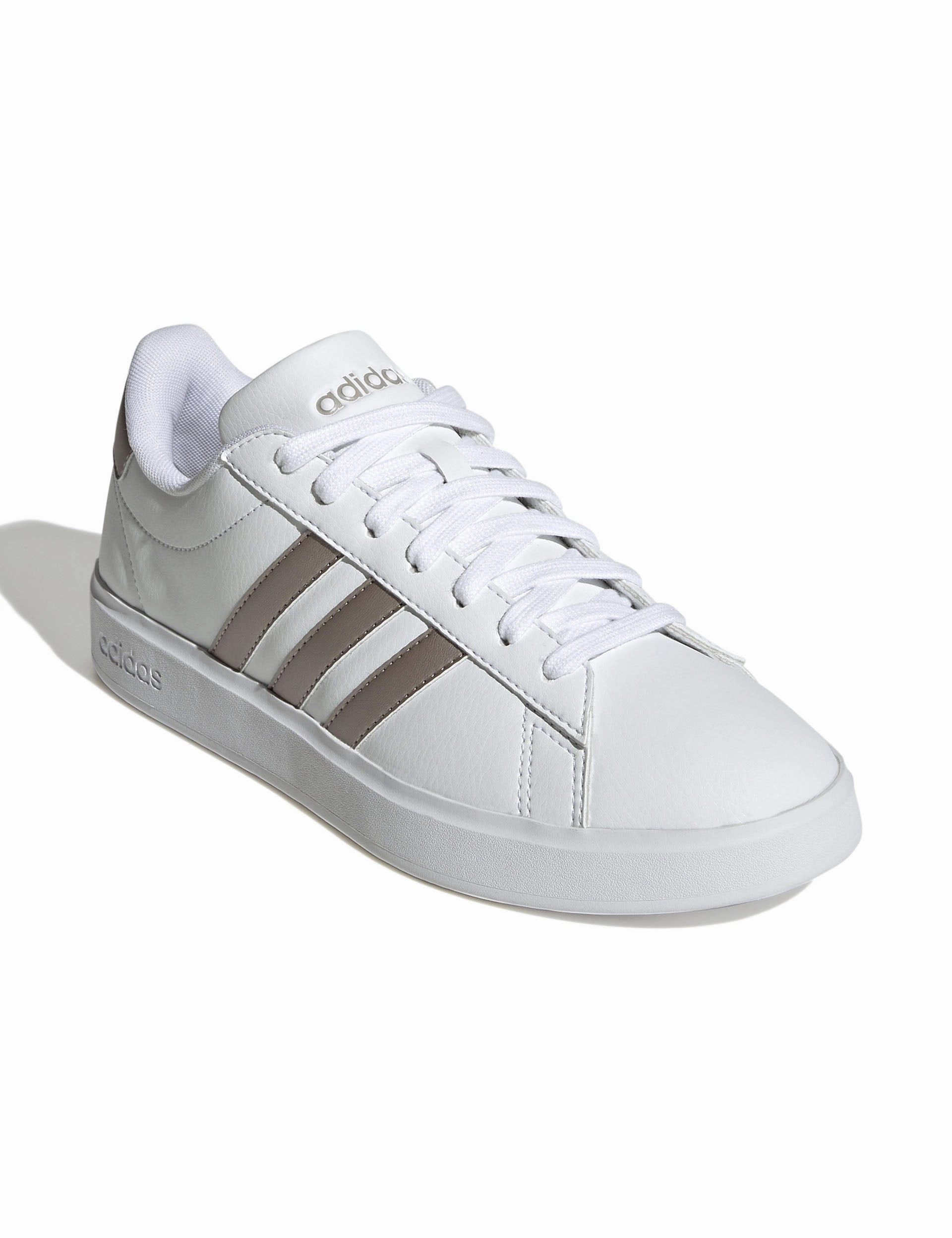 Adidas Shoes With Platform Grand Court 2.0 Shoes - Cloud White/Platinum Metallic