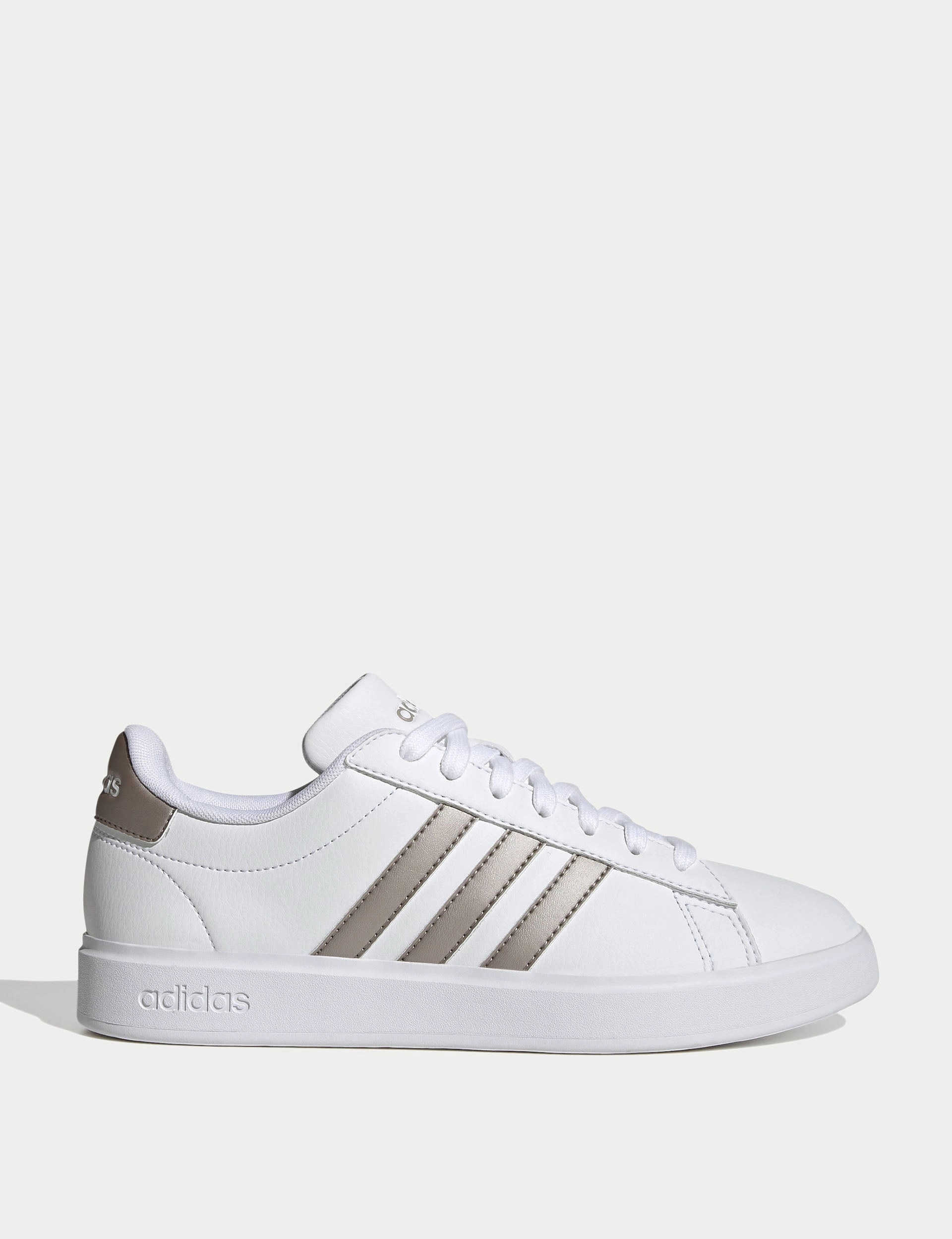 Adidas Freerider Shoes Grand Court 2.0 Shoes - Cloud White/Platinum Metallic