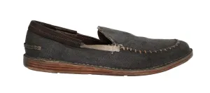 Gucci Penny Loafers Gray Denim Cotton Loafers