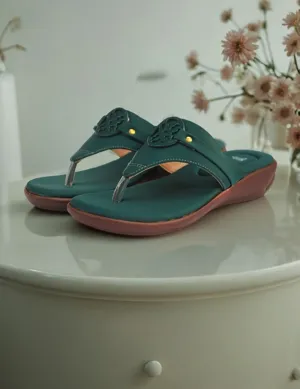 Green Wedges Collection Slippers Hey Dude Slippers