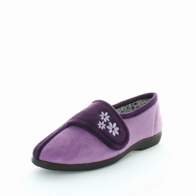 Best Felted Wool Slippers Panda Ezalia Women's Slippers - Purple Lilac
