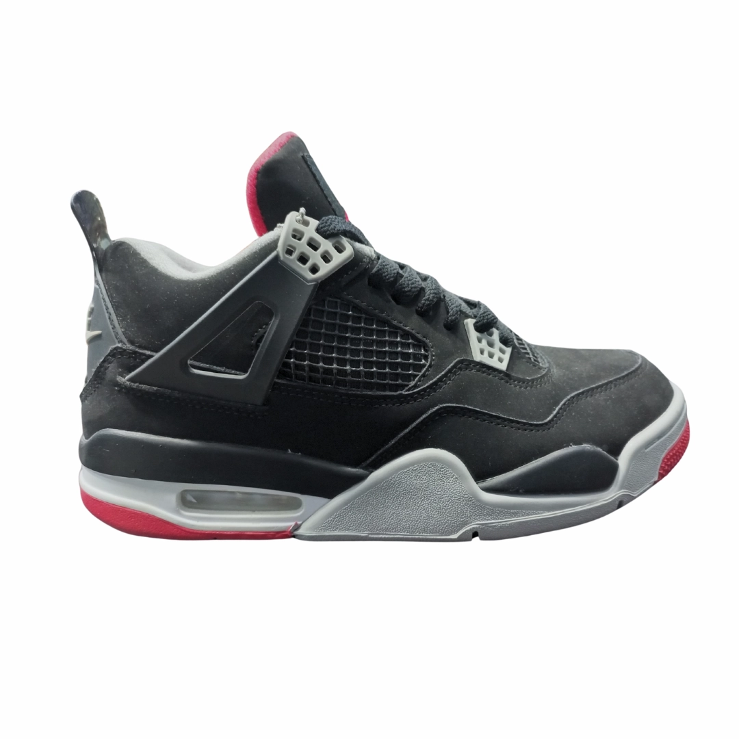 Air Jordan 4 Bred Black/Red Sneakers | Royal Trend PK Asics Shoes Gel Kayano 26