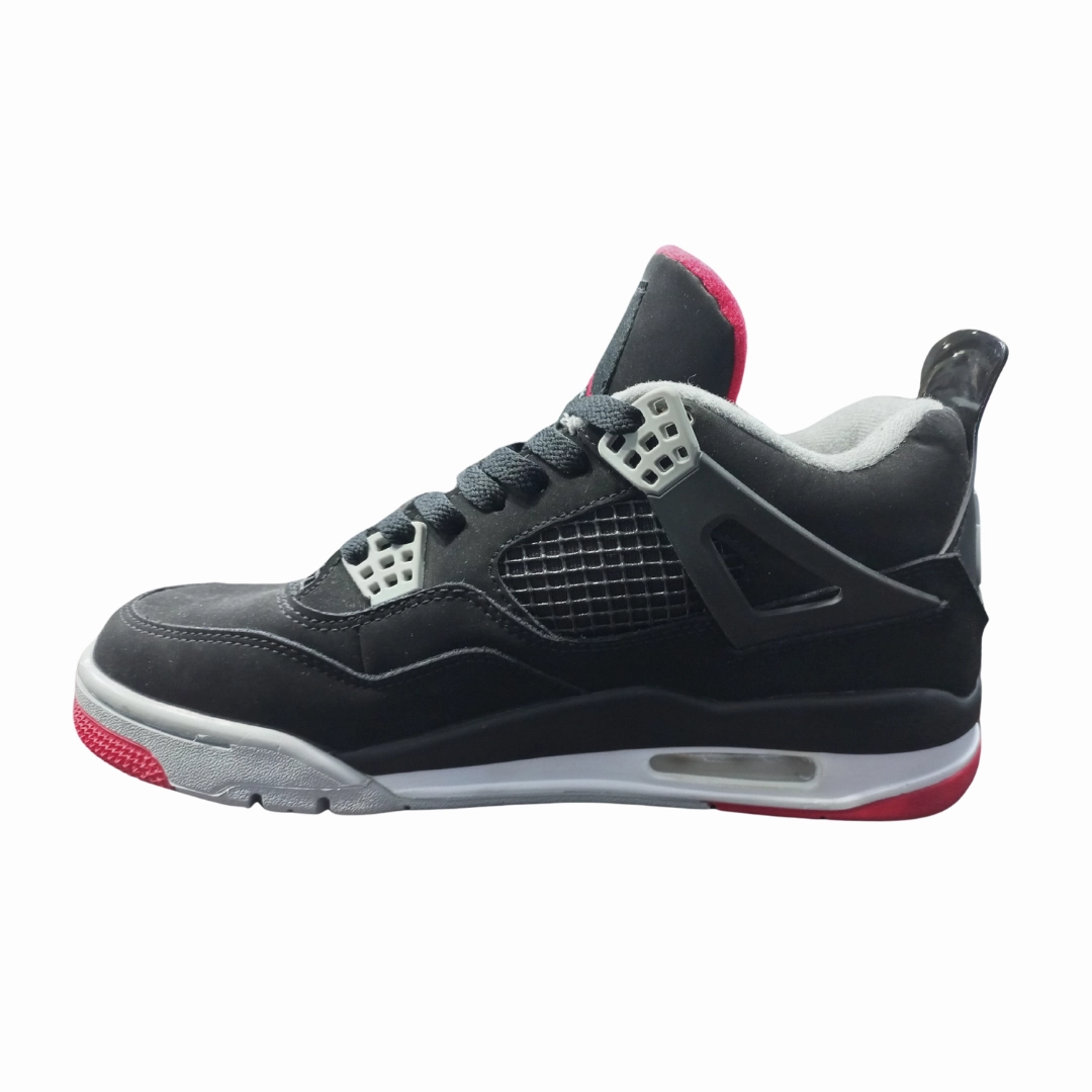 Asics Running Shoes Near Me Air Jordan 4 Bred Black/Red Sneakers | Royal Trend PK