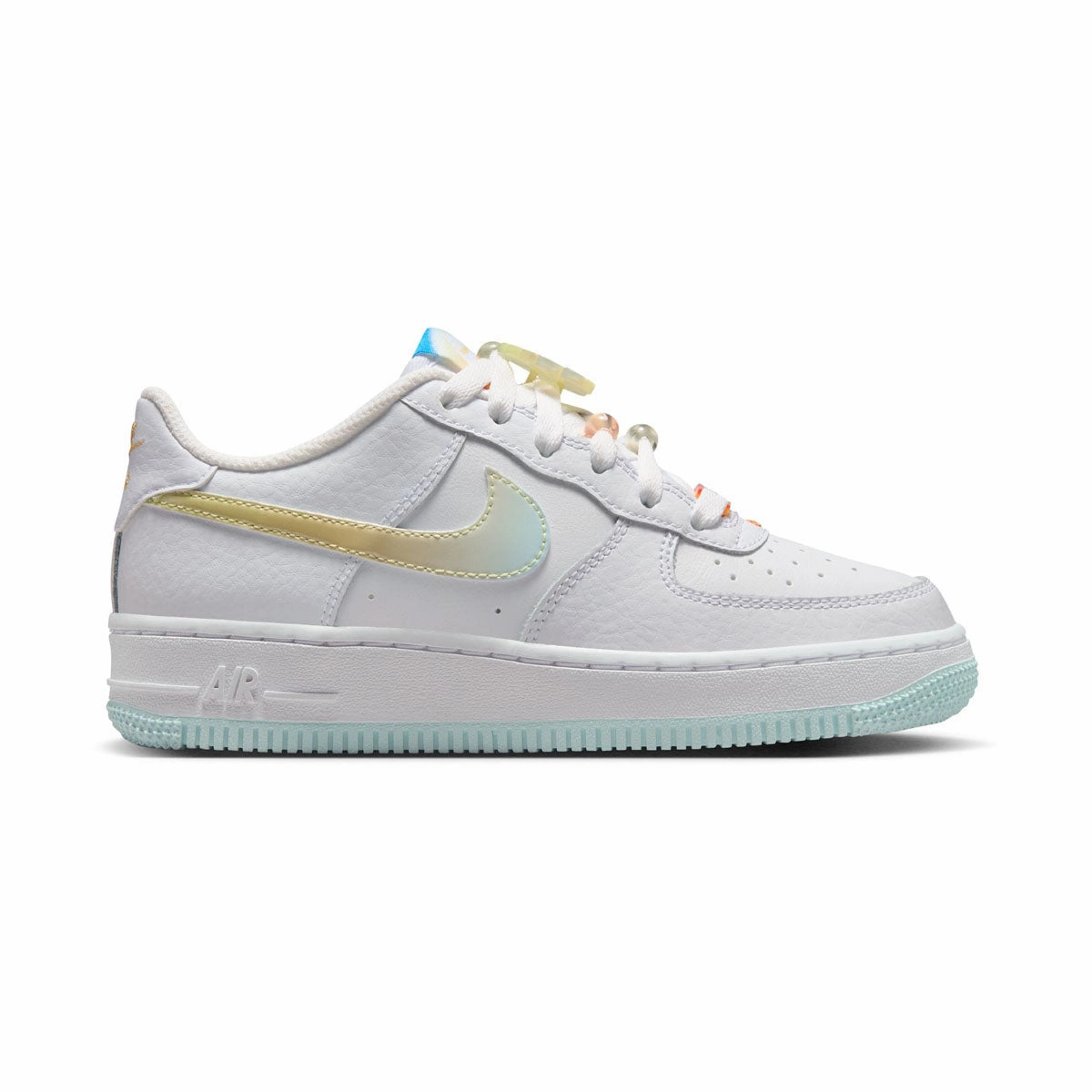 Nike Air Force 1 LV8 'White Glacier Blue Multicolor' Big Kids' Shoes Asics Og Wrestling Shoes