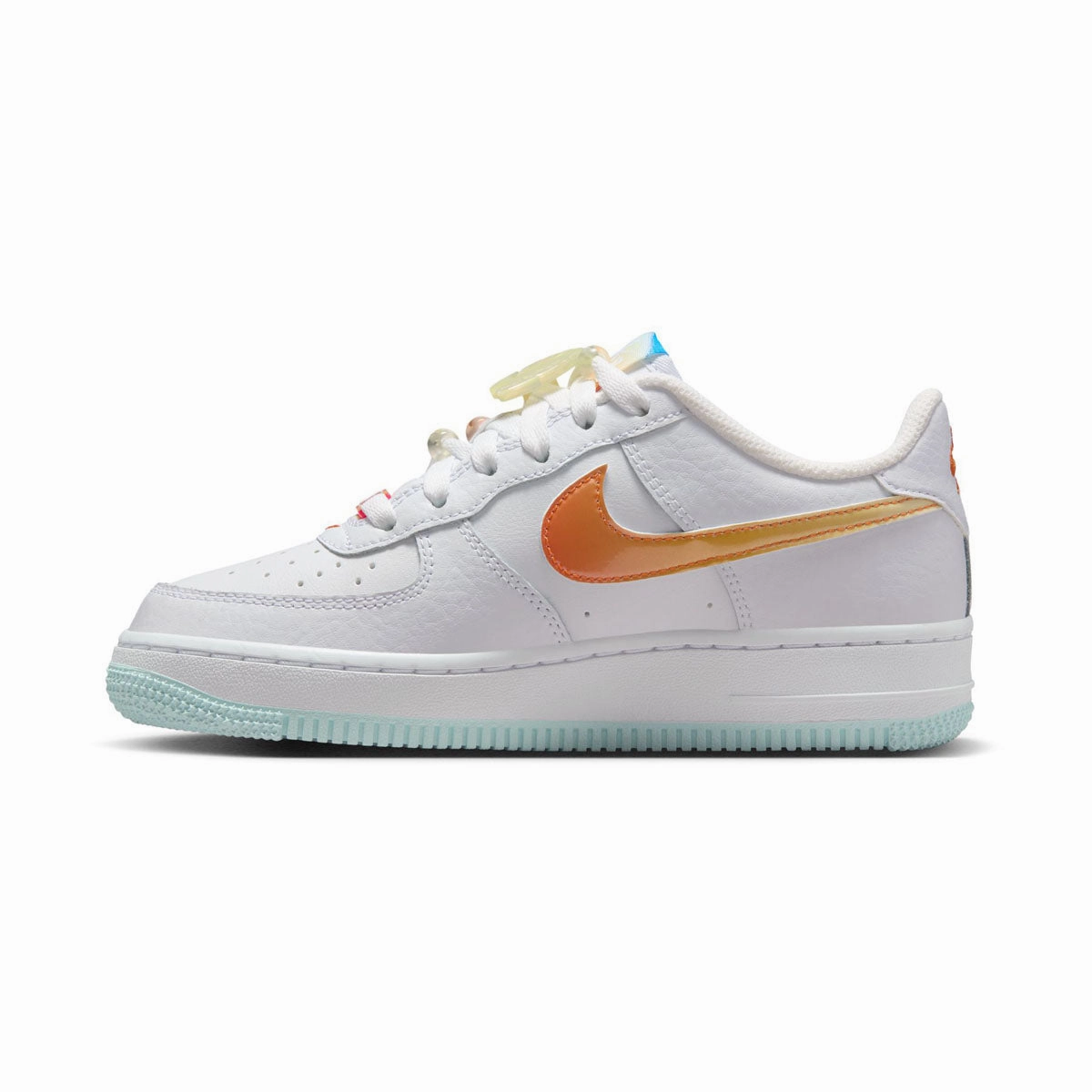 Nike Air Force 1 LV8 'White Glacier Blue Multicolor' Big Kids' Shoes Asics Sneaker Shoes
