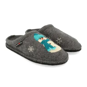 Haflinger Snowman Slipper (Women) - Grey Casual On Shoes