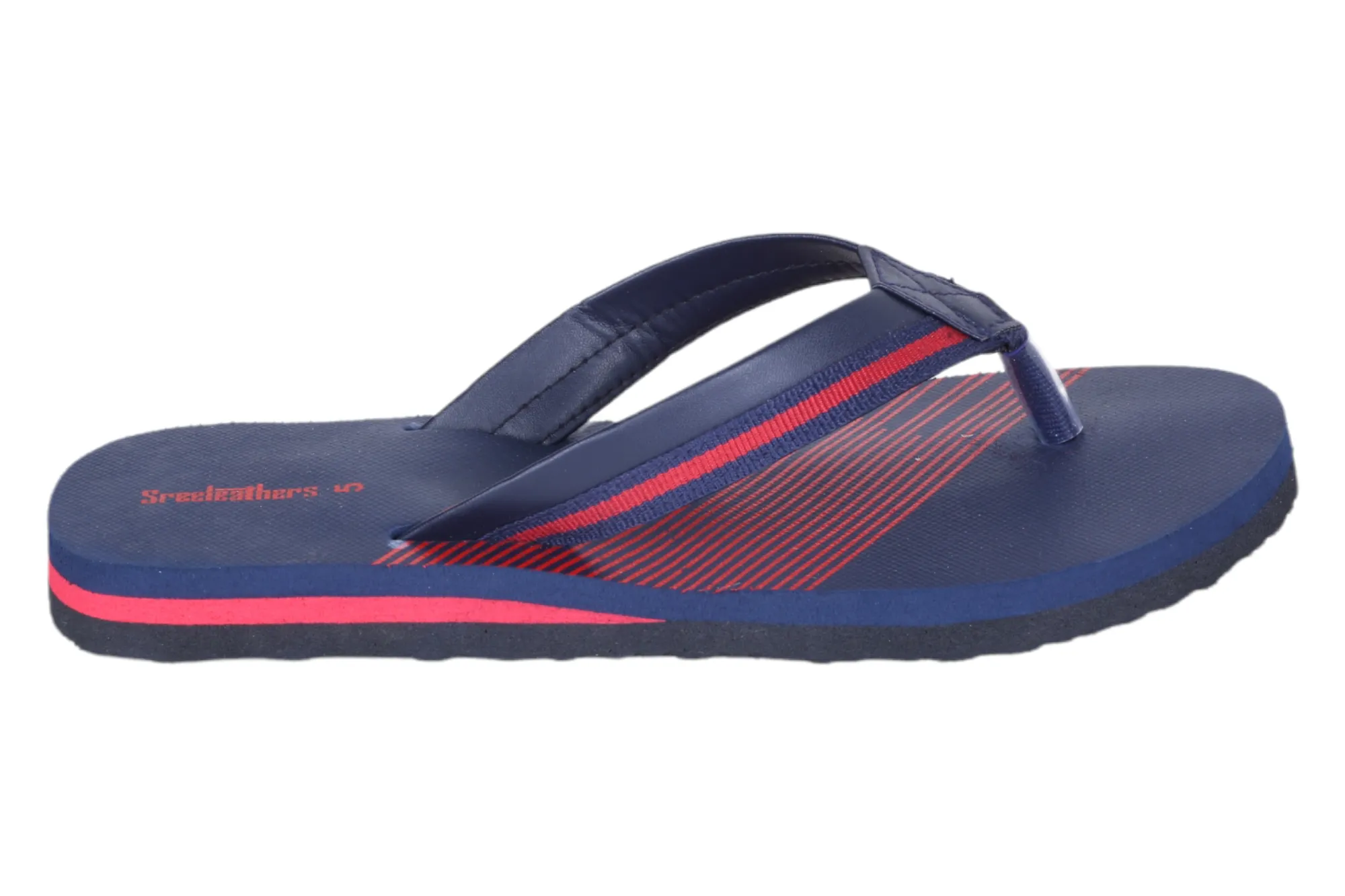 Ladies Flip Flops 440110 Square Toe Leather Flip Flops