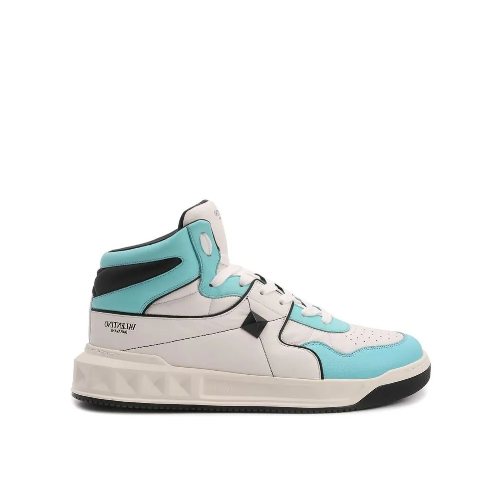 Valentino Garavani White Calfskin High Top Sneakers The Goat Sneakers