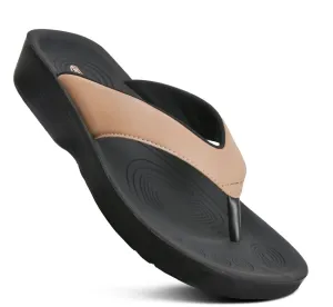 L0337-  Flumen Arch Support Flip Flops Sandals Women In Flip Flops