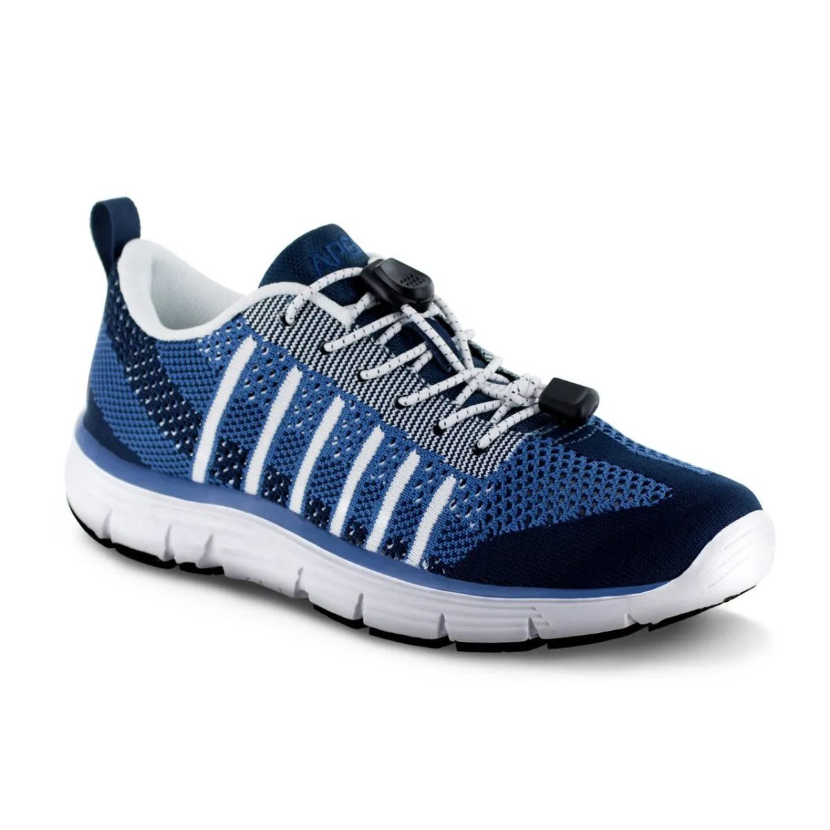 Aardvark Sneakers Apex A7100w Breeze Knit Lace Up Women's Active Shoe In Navy/blue