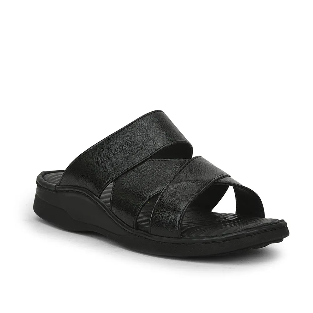 Waterproof Smart Casual Shoes Healers Casual Slippers For Men (Black) 2191-51 By Liberty