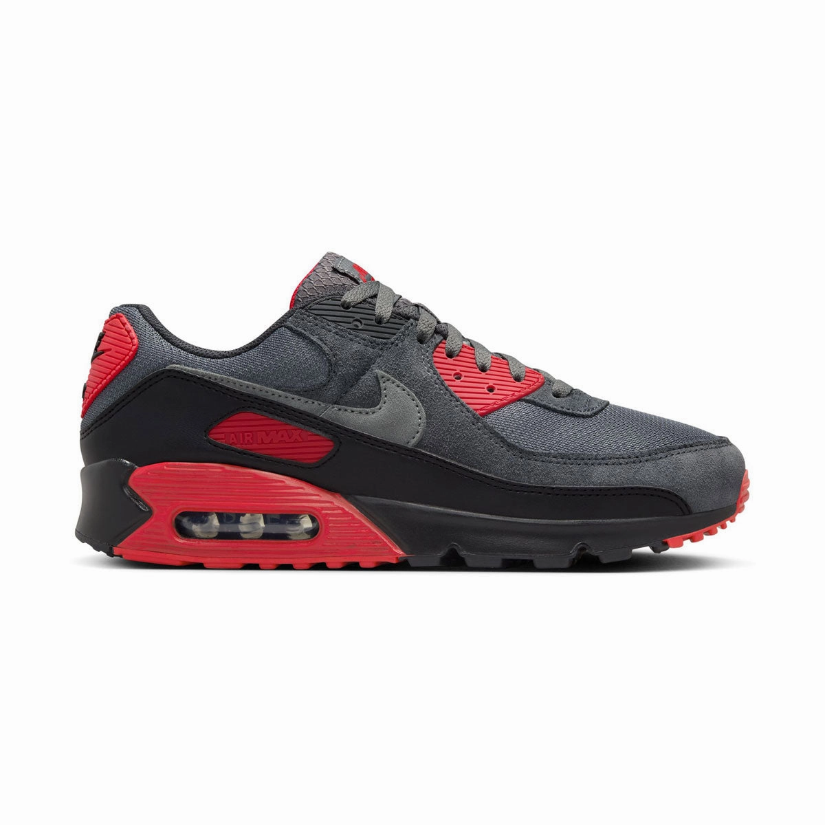 Best Asics Running Shoes For Forefoot Strike Nike Air Max 90 'Smoke Grey Fire Red' Men's Shoes