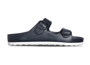 HORIZON CHECK SANDALS MEN Slide On Sandals Leather